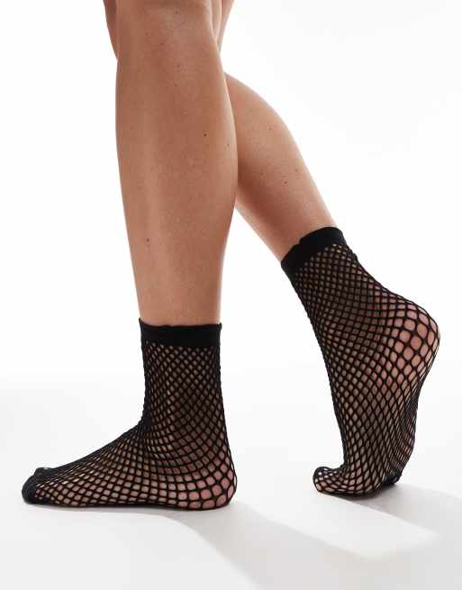 Chaussette resille noir sale