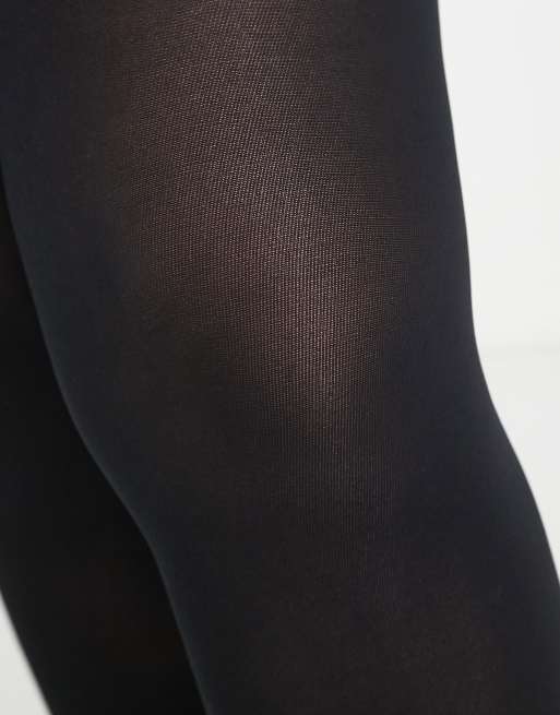 Pretty Polly Curve 60 denier opaque tights in black