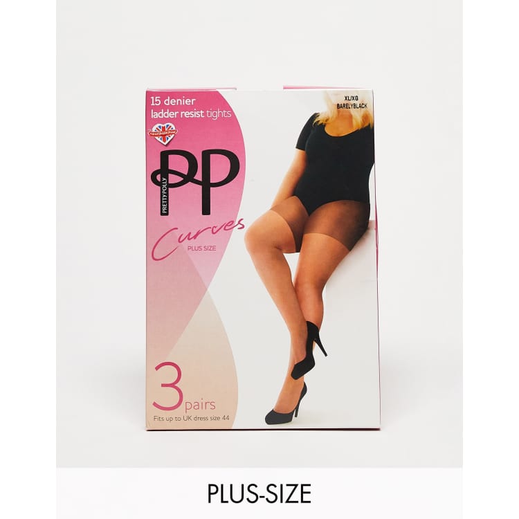 3pk 15 Denier Body Shaping Tights