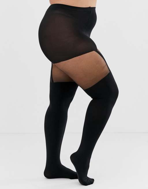 Pretty polly clearance mock suspender tights