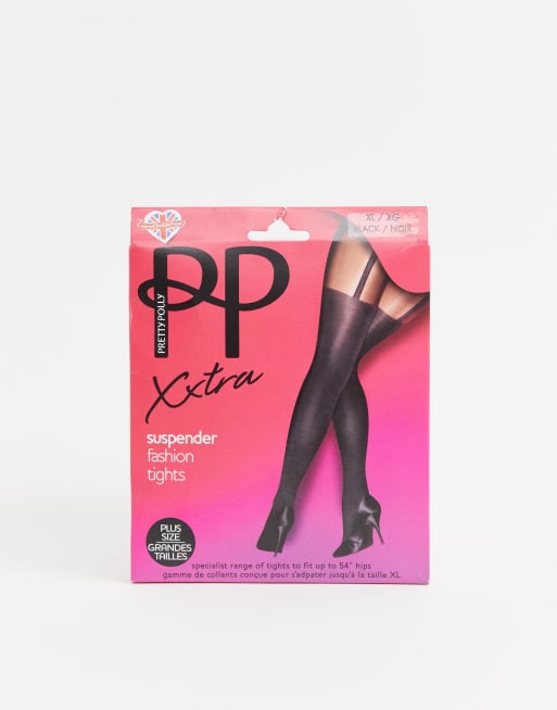 Pretty polly suspender clearance tights