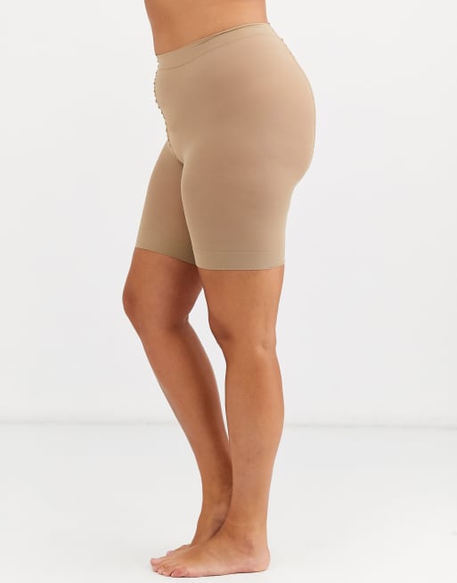 Pretty Polly Curve – Transparente kühlende Shorts in Beige, 2 von 3