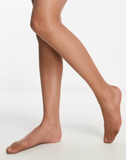 Pretty Polly – Day to Night – 2er-Pack glänzende Strumpfhosen in Beige, 2 von 4