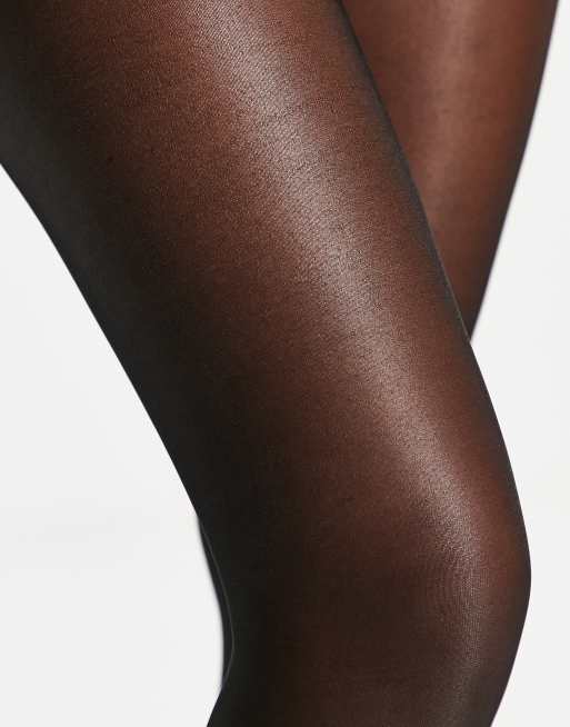 Pretty Polly – Day To Night – Svarta glansiga tights, 2-pack, 3 av 4
