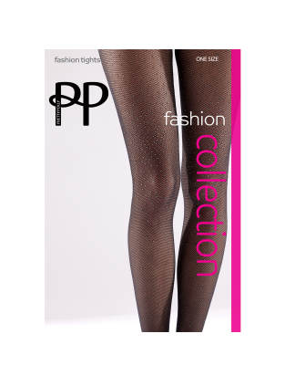Pretty Polly embellished fishnet tights in black