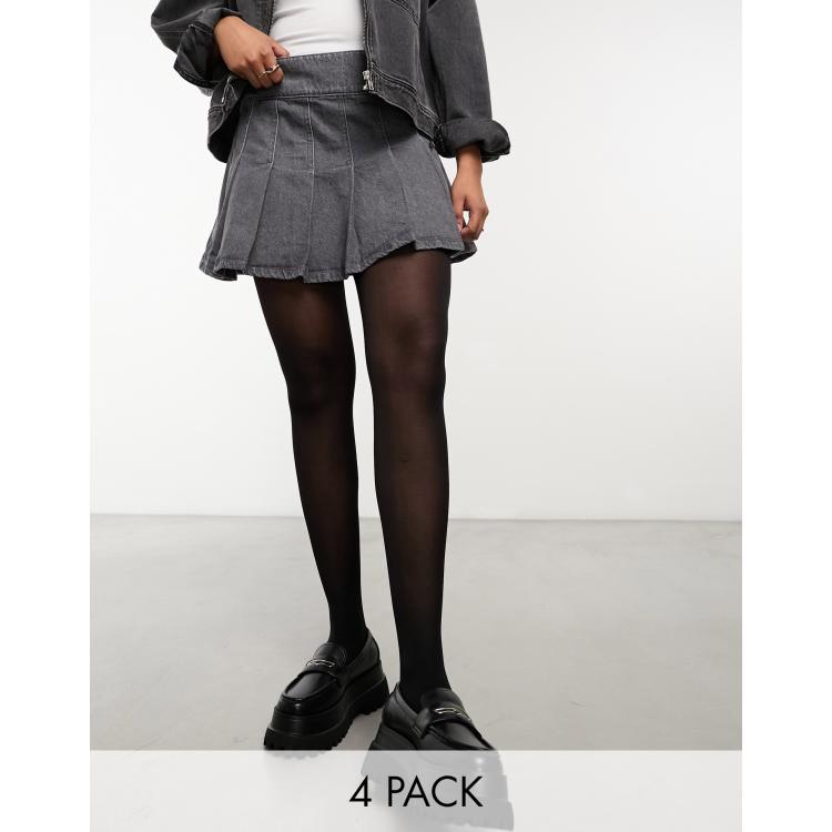 Pretty Polly Suspender Panty, 40 DEN Dames, Zwart (zwart), één Maat, Zwart - Foto 11