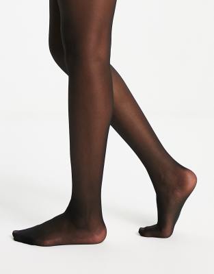 Pretty Polly 40d 3D Premium Opaque Tights Medias, 40 DEN, Negro (Black Black), Medium (Talla Del Fabricante: SM) (Pack De 3) Para Mujer