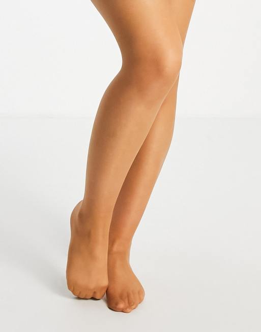 Pretty Polly Naturals Skin Tone 8 denier tights in light