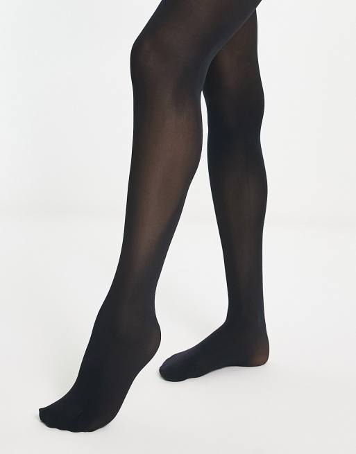 Pretty Polly – Premium – Svarta opaka tights i 40 denier, 4 av 4