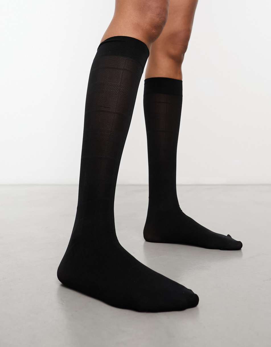 Pretty Polly Bodyshaper sheer tights in black