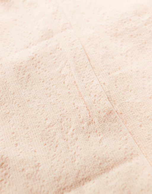 Pretty Polly textured sheer socks in cream, 4 of 4