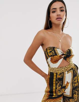 pretty little thing yellow jumpsuit