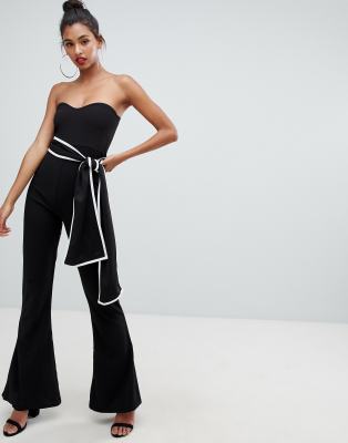 pretty little thing jumpsuit black