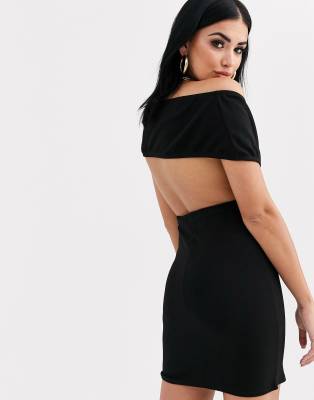 asos black dress
