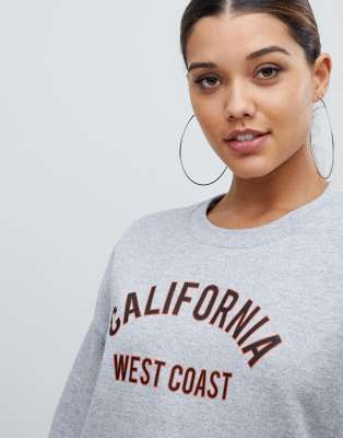 california oversized sweatshirt