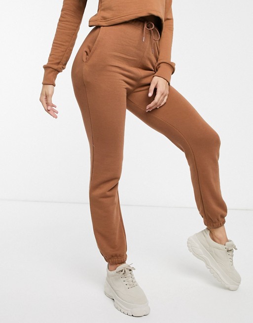 PrettyLittleThing co-ord joggers in camel