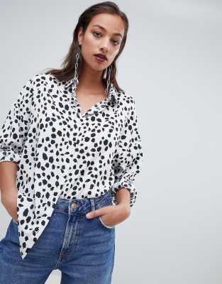 dalmatian print shirt