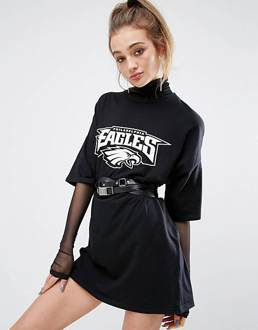 PrettyLittleThing Eagles T-Shirt Dress