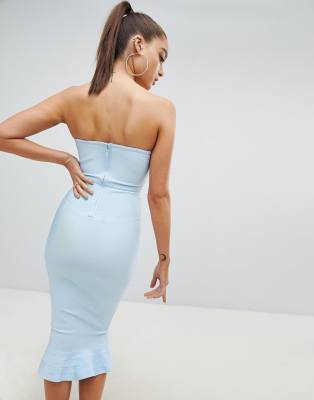 prettylittlething bandage dress