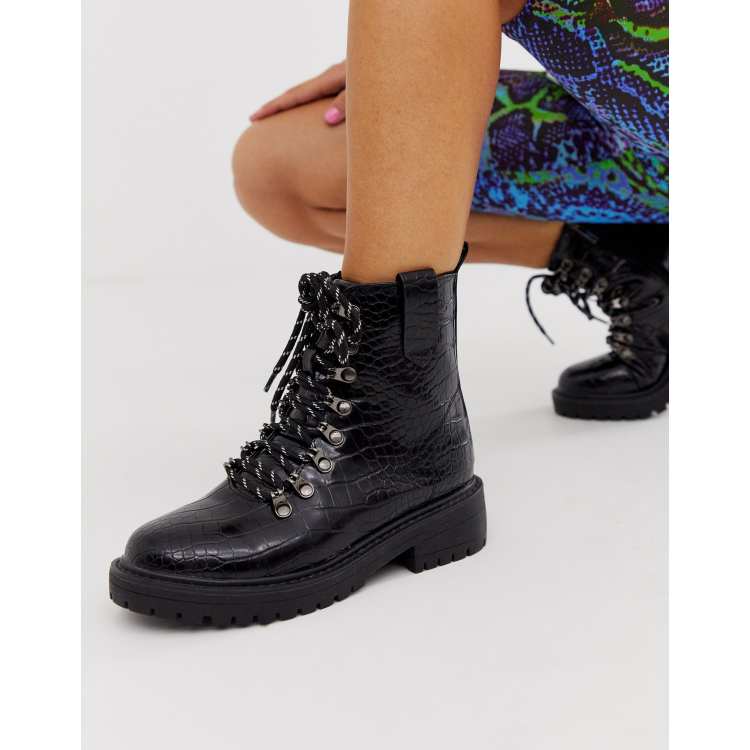 Pretty little thing hot sale hiker boots