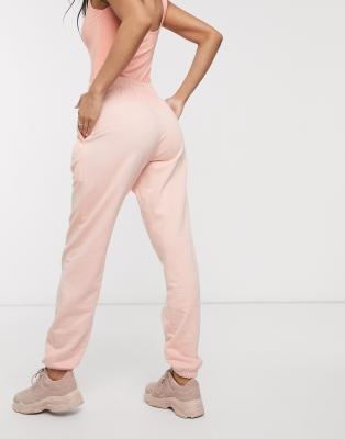 peach joggers