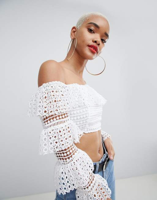 Plunge crop tops  PrettyLittleThing USA