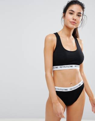 prettylittlething sports bra