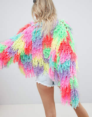 multi colored cardigans