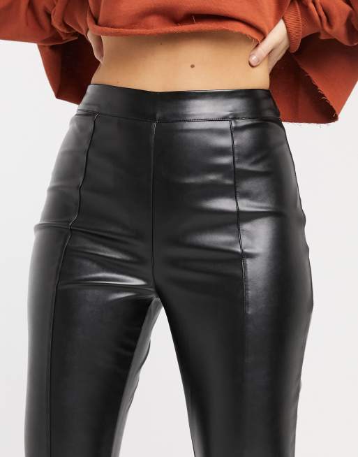 Pantalon discount cuir prettylittlething