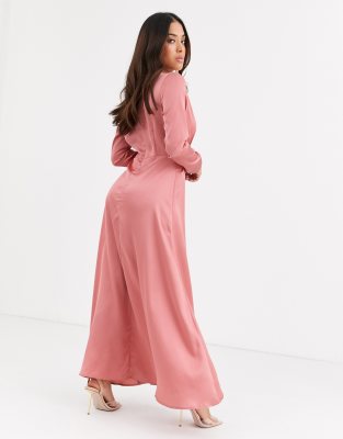 petite maxi dress with split