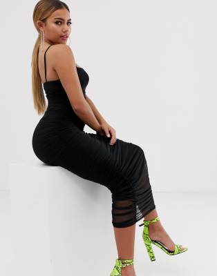 midaxi bodycon dress