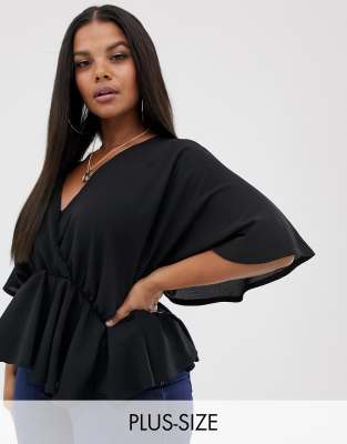 pretty little thing black blouse