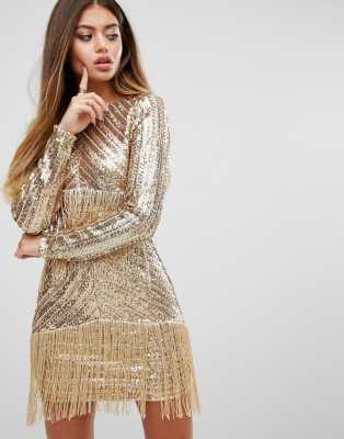 plt fringe dress