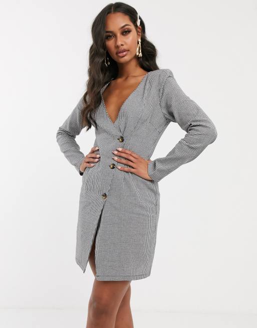 Robe discount blazer carreaux