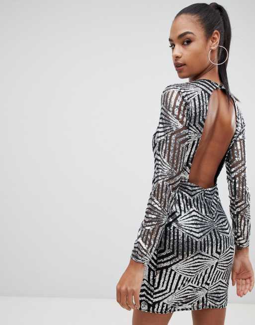 robe sequin pretty little thing
