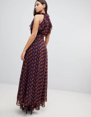 prettylittlething sleeveless frill 