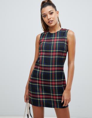 pretty little thing tartan dress