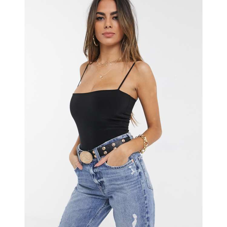 Prettylittlething Women's Spaghetti Strap Crop Top