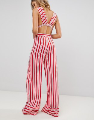 pretty little thing striped trousers