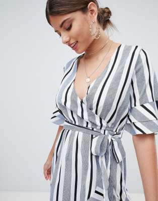 prettylittlething wrap dress