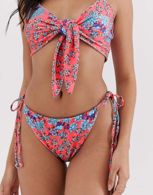 Prettylittlething Women's High Waisted Bikini Bottom