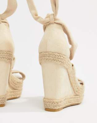 pretty little thing wedge sandals