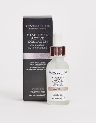 фото Придающее упругость средство для ухода за кожей revolution skincare - стабилизированный активный коллаген-бесцветный