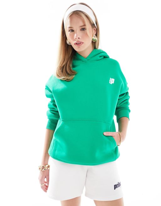 bright green hoodie women's