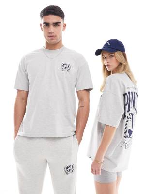 Prince Prince co-ord unisex varsity print t-shirt in grey marl