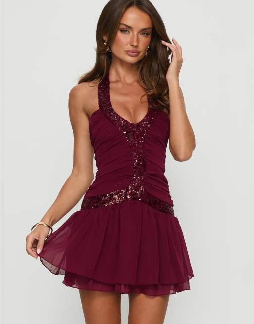 pink princess wedding dress Pink Tulle Princess Wedding Dress Strapless Pink Long Prom Dress with  ruffles Skirt