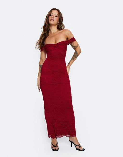 princess polly red midi dress Strauss Maxi Dress Red