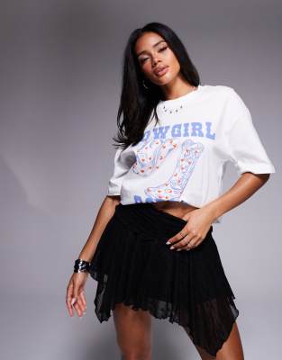 Princess Polly Ayra Lace Asymmetric Hem Fairy Mini Skirt