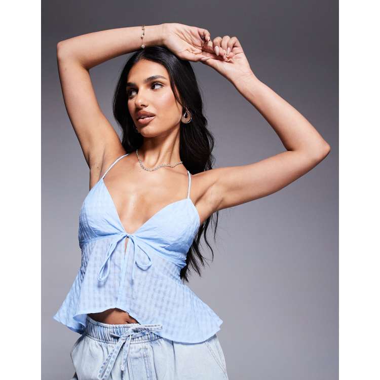 Princess Polly Elizaveta open strap detail back babydoll cami top
