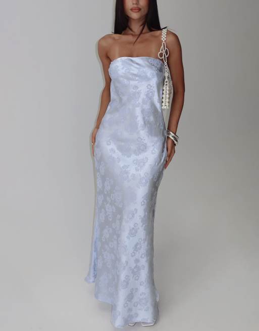princess polly blue and white dress Posito Mini Dress Blue / White
